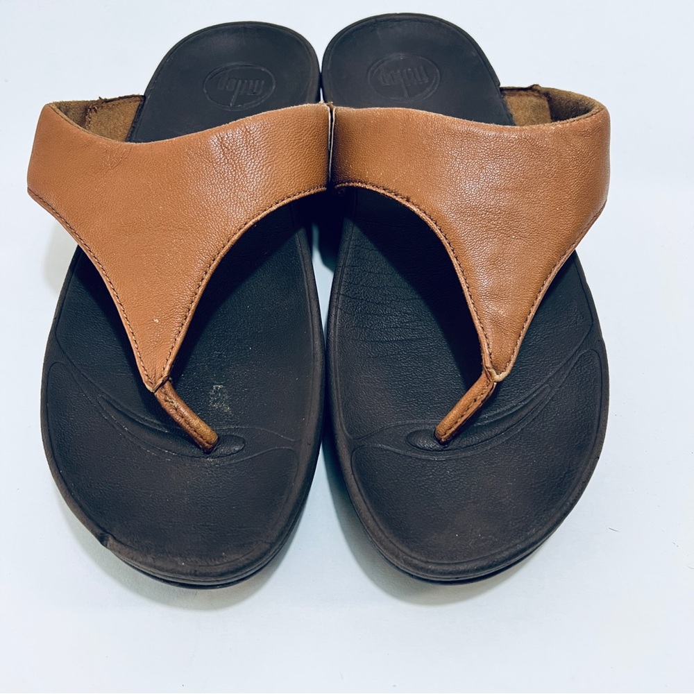 Fitflop Tan and Black Sandals - Picture 7 of 8